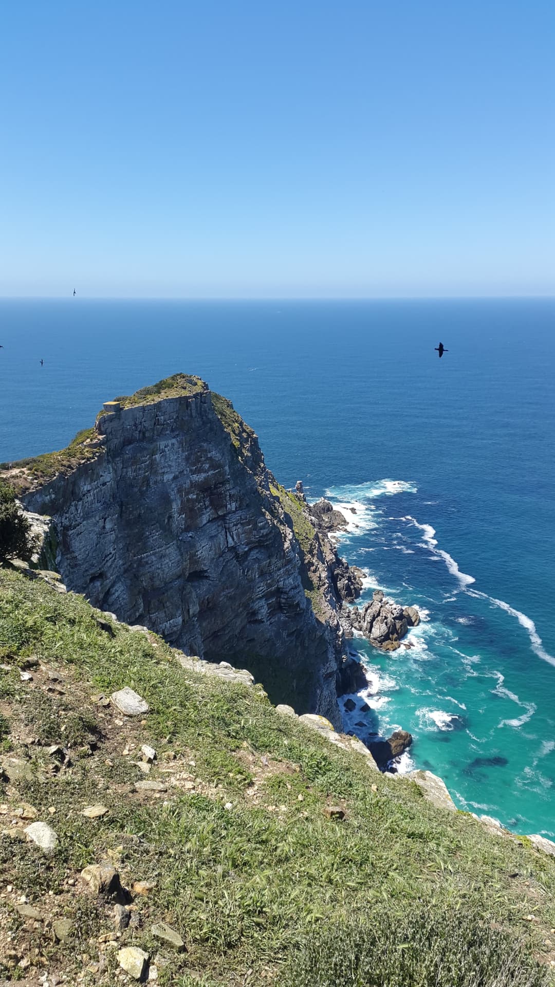 Ocean cliffs viewed from Cape Point