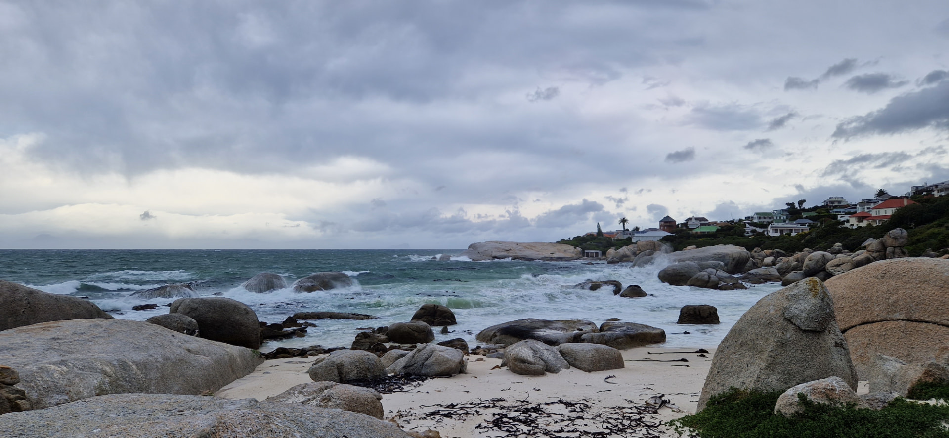 Granite boulders and sheltered coastline at Boulders Beach